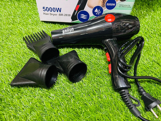 BRAUN PROFESSIONAL HAIR DRYER 5000W BR-2038