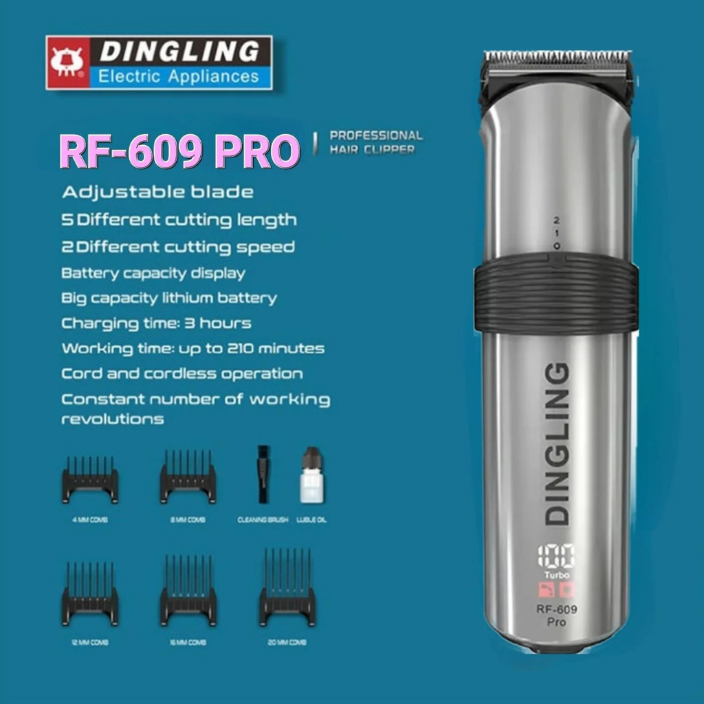 Dingling RF-609 Hair And Beard Trimmer