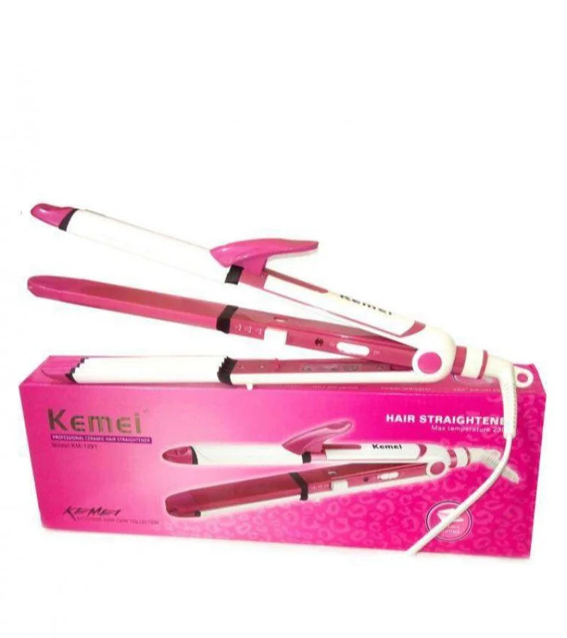 Kemei Hair Straightener 3 in 1 KM 1291
