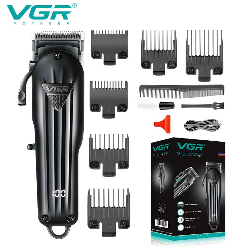 VGR, V-282 Professional Rechargeable Barber Hair Clipper