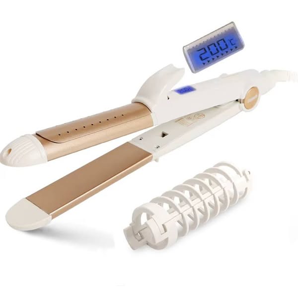 Riwa 2 in 1 Curler & Straightener